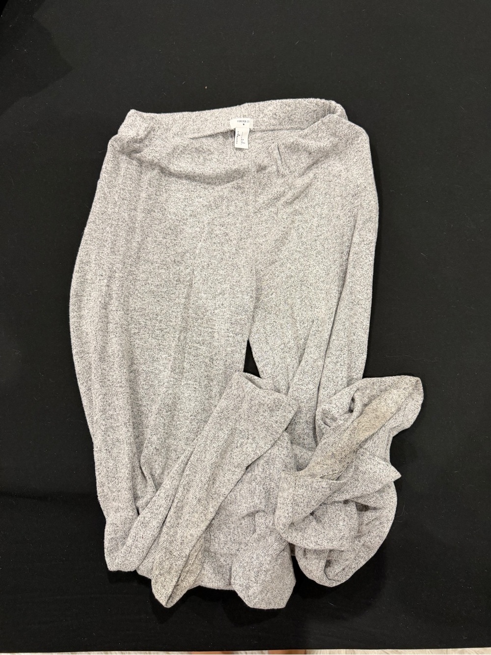 Forever 21 Light Gray Knit Lounge Leggings